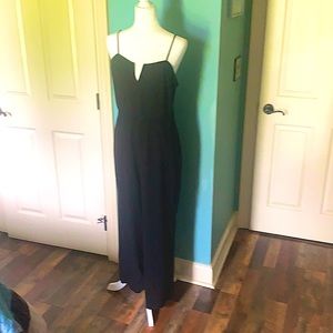 Black linen jumpsuit
